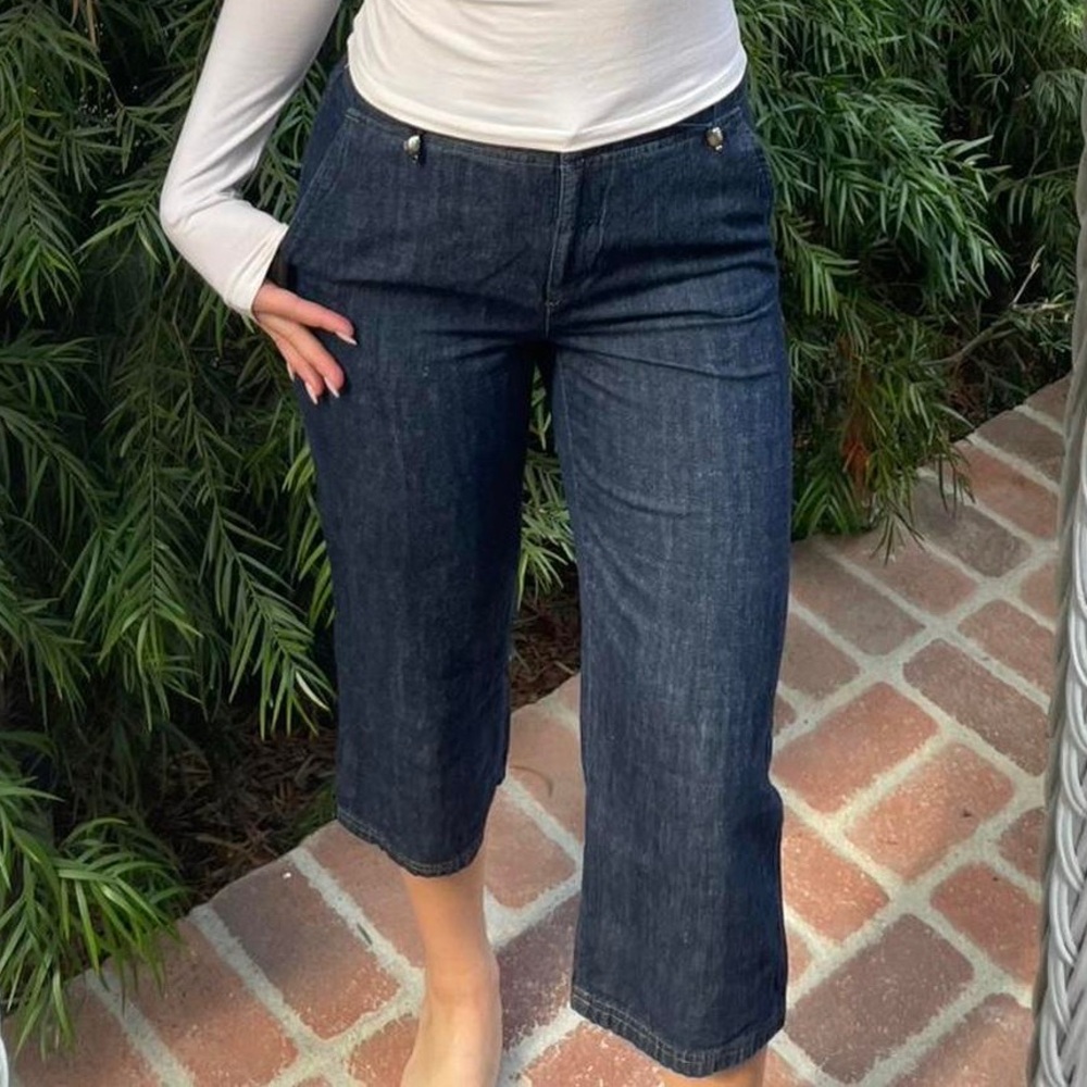 VTG Ann Taylor Denim Capris